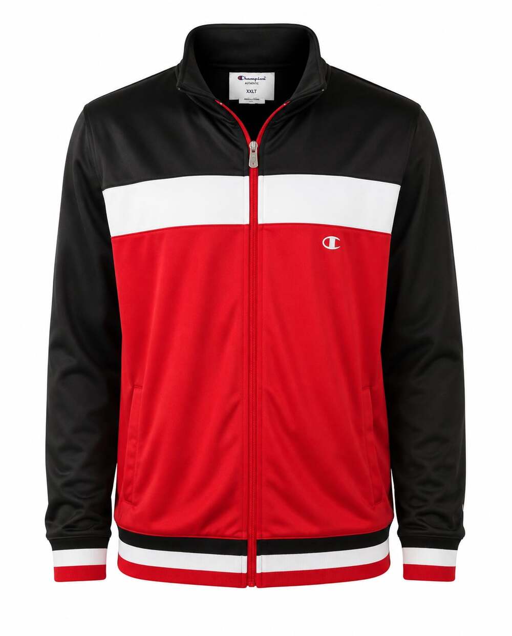 Champion Authentic Colorblock Tricot Full-Zip Track Jacket